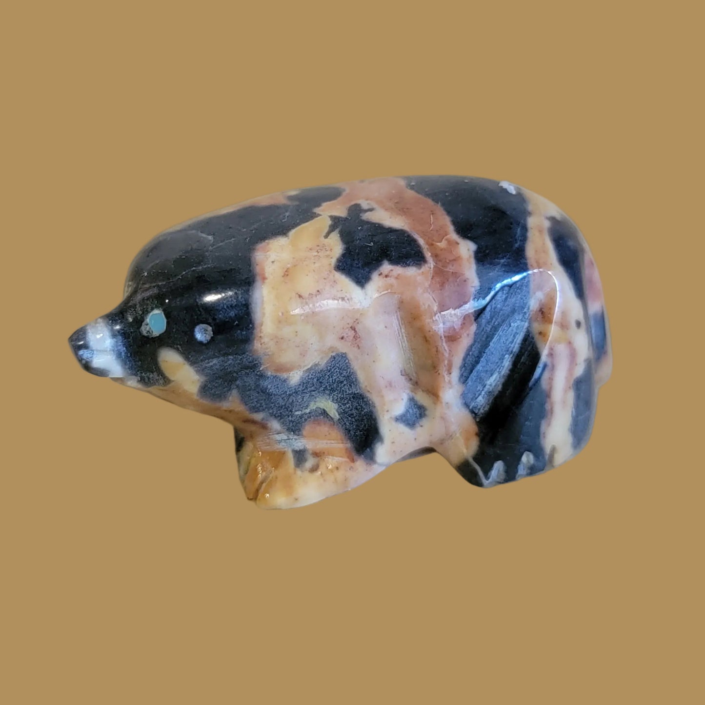 Orca Agate Mole Zuni Fetish