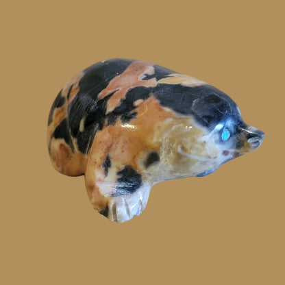 Orca Agate Mole Zuni Fetish