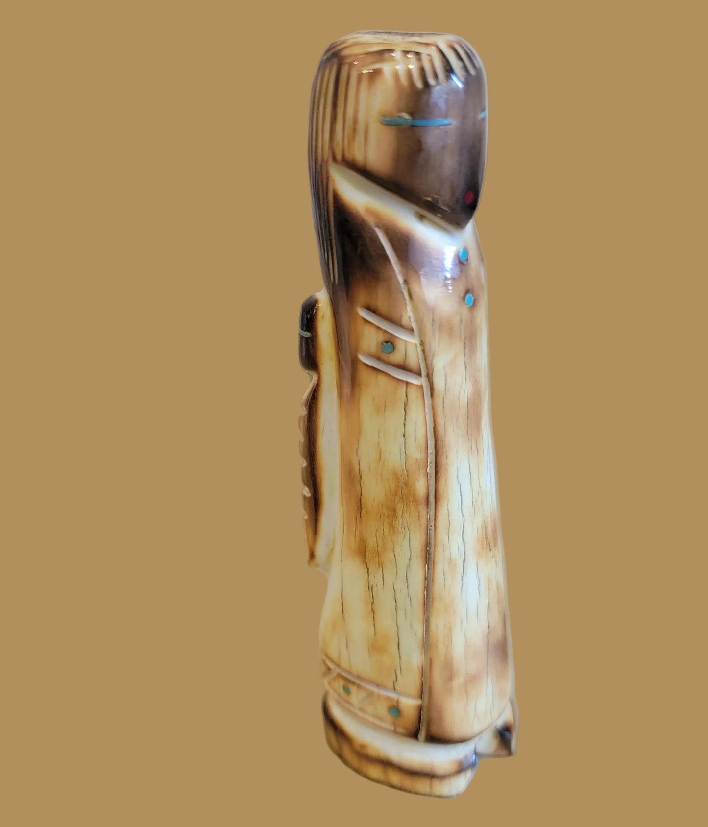 Antler Maiden w/Papoose Zuni Fetish