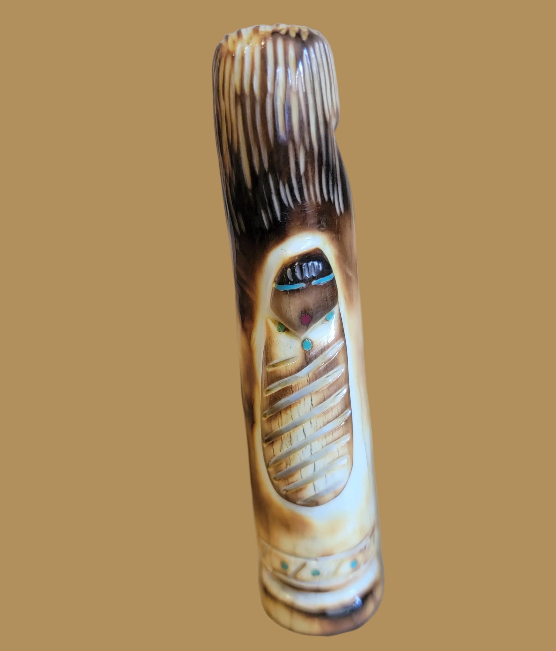 Antler Maiden w/Papoose Zuni Fetish