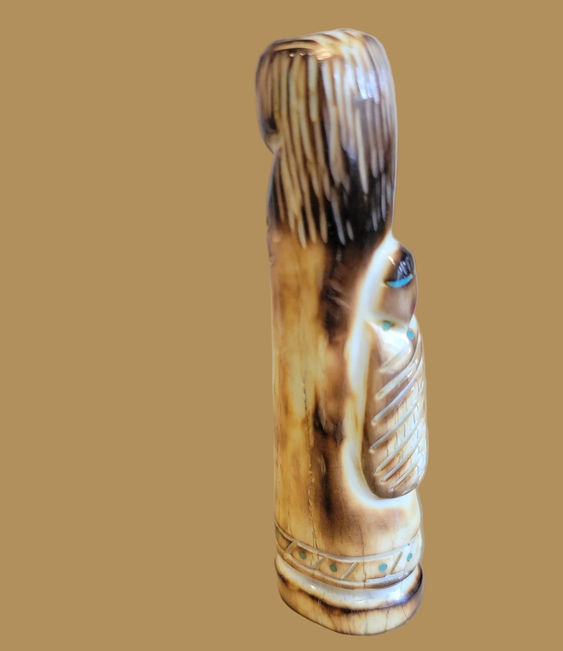 Antler Maiden w/Papoose Zuni Fetish