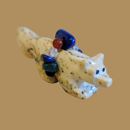 Fancy Fox on the Run Zuni Fetish