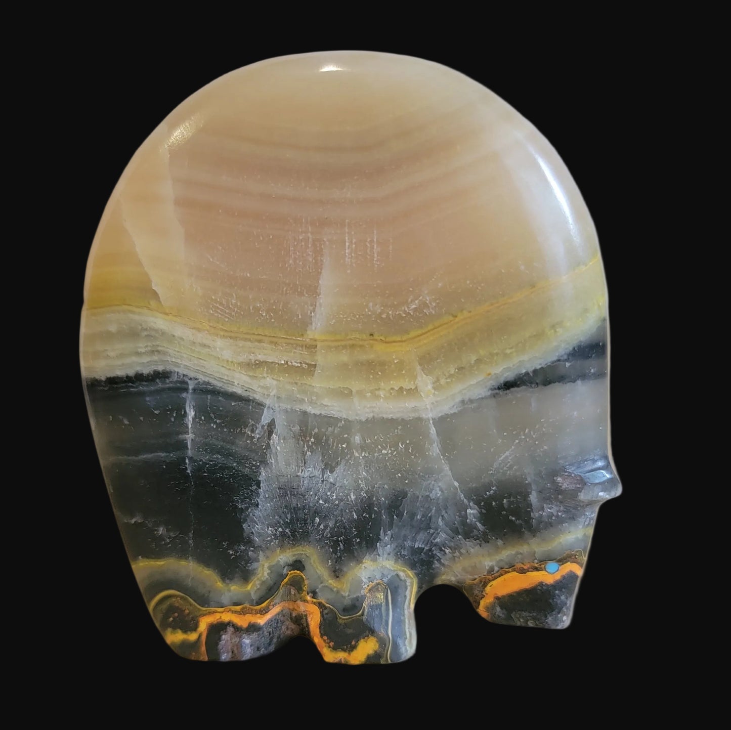 Bumblebee Jasper Classic Zuni Fetish Medicine Bear