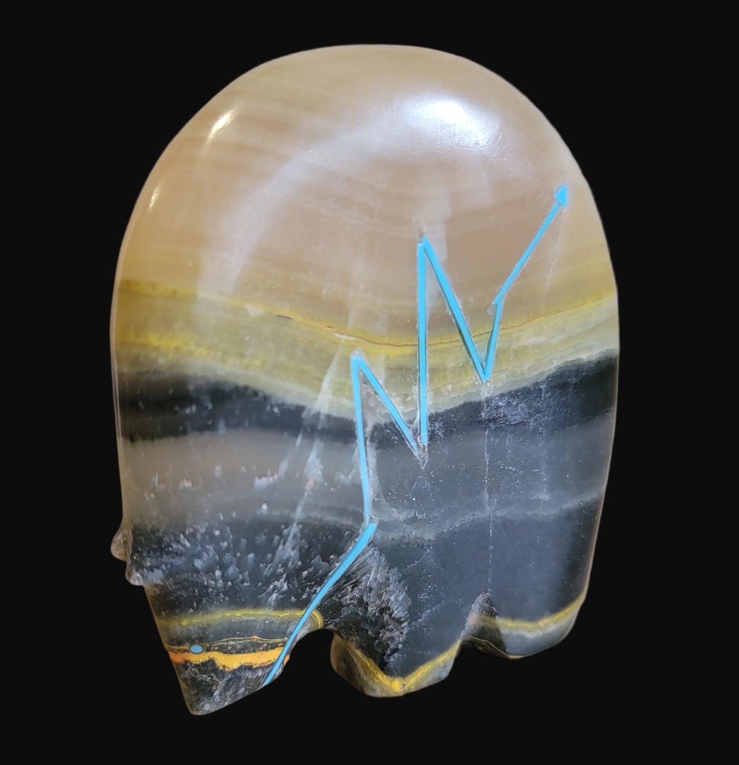 Bumblebee Jasper Classic Zuni Fetish Medicine Bear