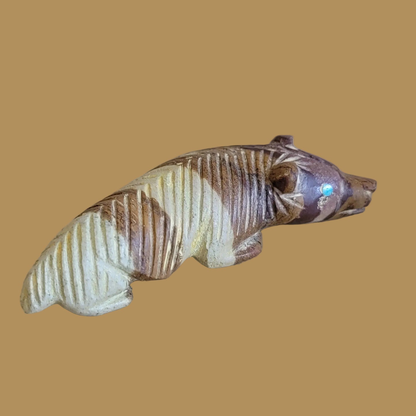 Jasper Furry Navajo Badger Zuni Fetish