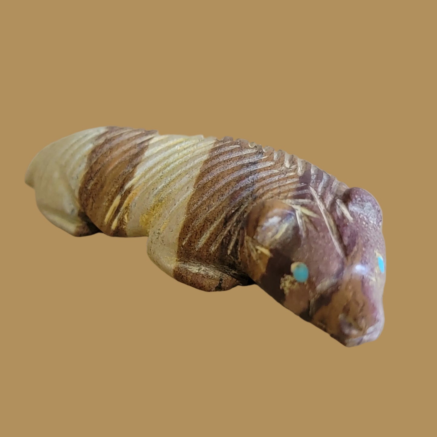 Jasper Furry Navajo Badger Zuni Fetish