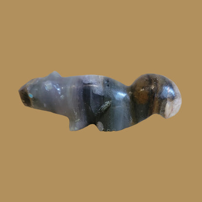 Fluorite Squirrel Zuni Fetish