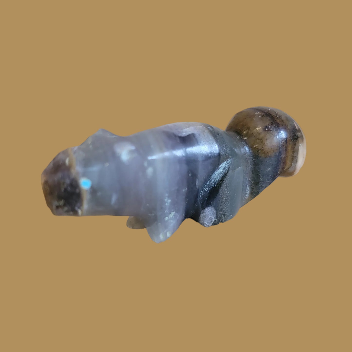 Fluorite Squirrel Zuni Fetish