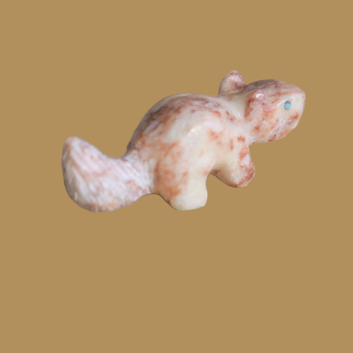 Red Vein Jasper Squirrel Zuni Fetish