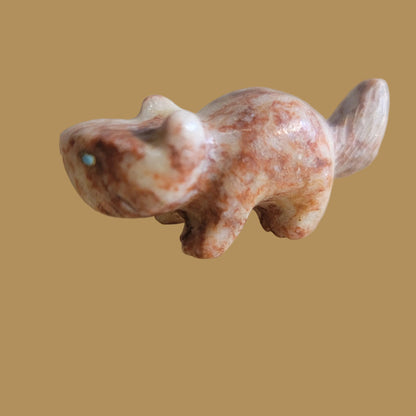 Red Vein Jasper Squirrel Zuni Fetish