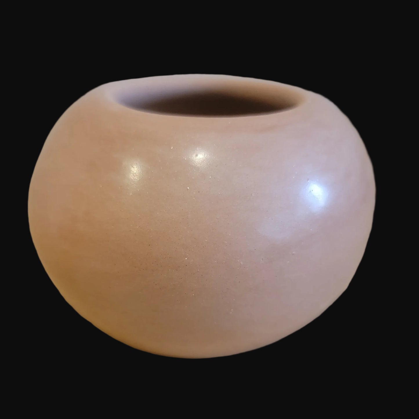 Highly Polished Jemez Pueblo Buffware Pueblo Pottery Bowl