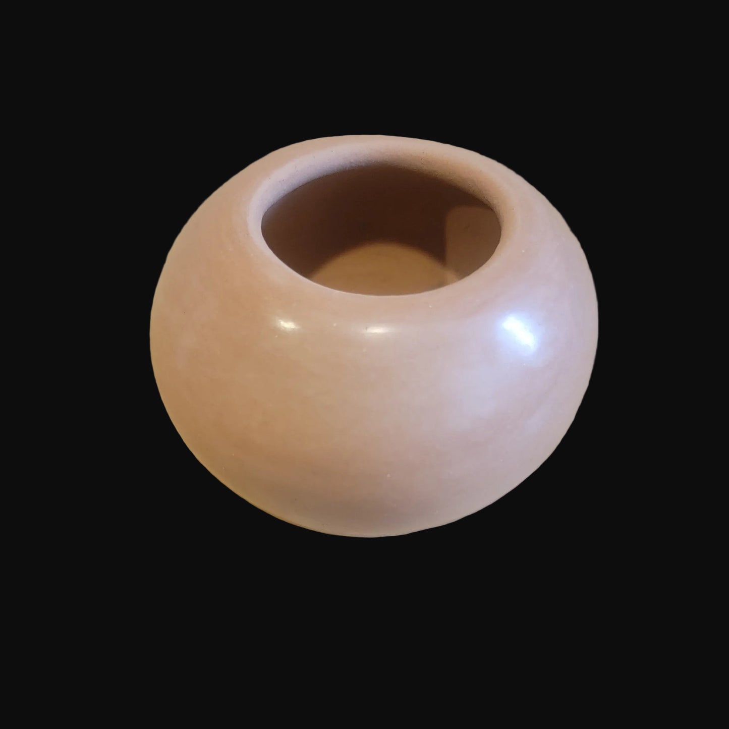 Highly Polished Jemez Pueblo Buffware Pueblo Pottery Bowl