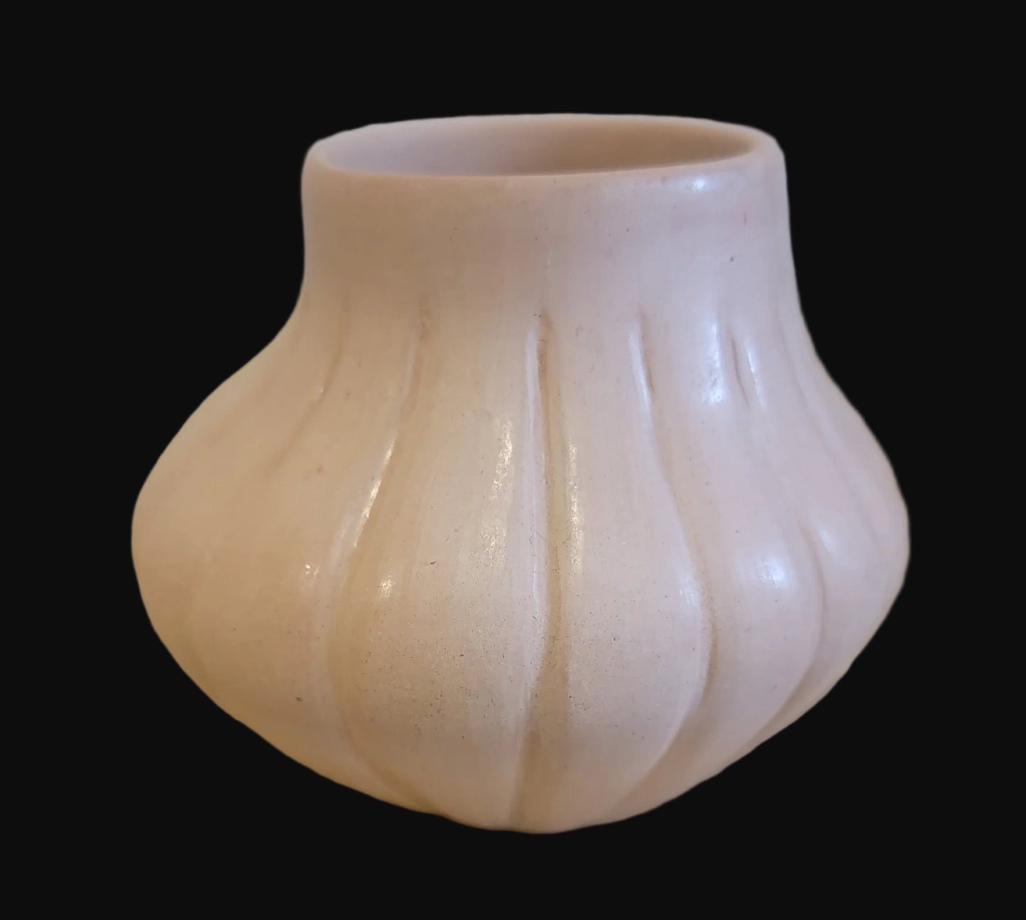 Jemez Pueblo Buff Melon Bowl Pueblo Pottery