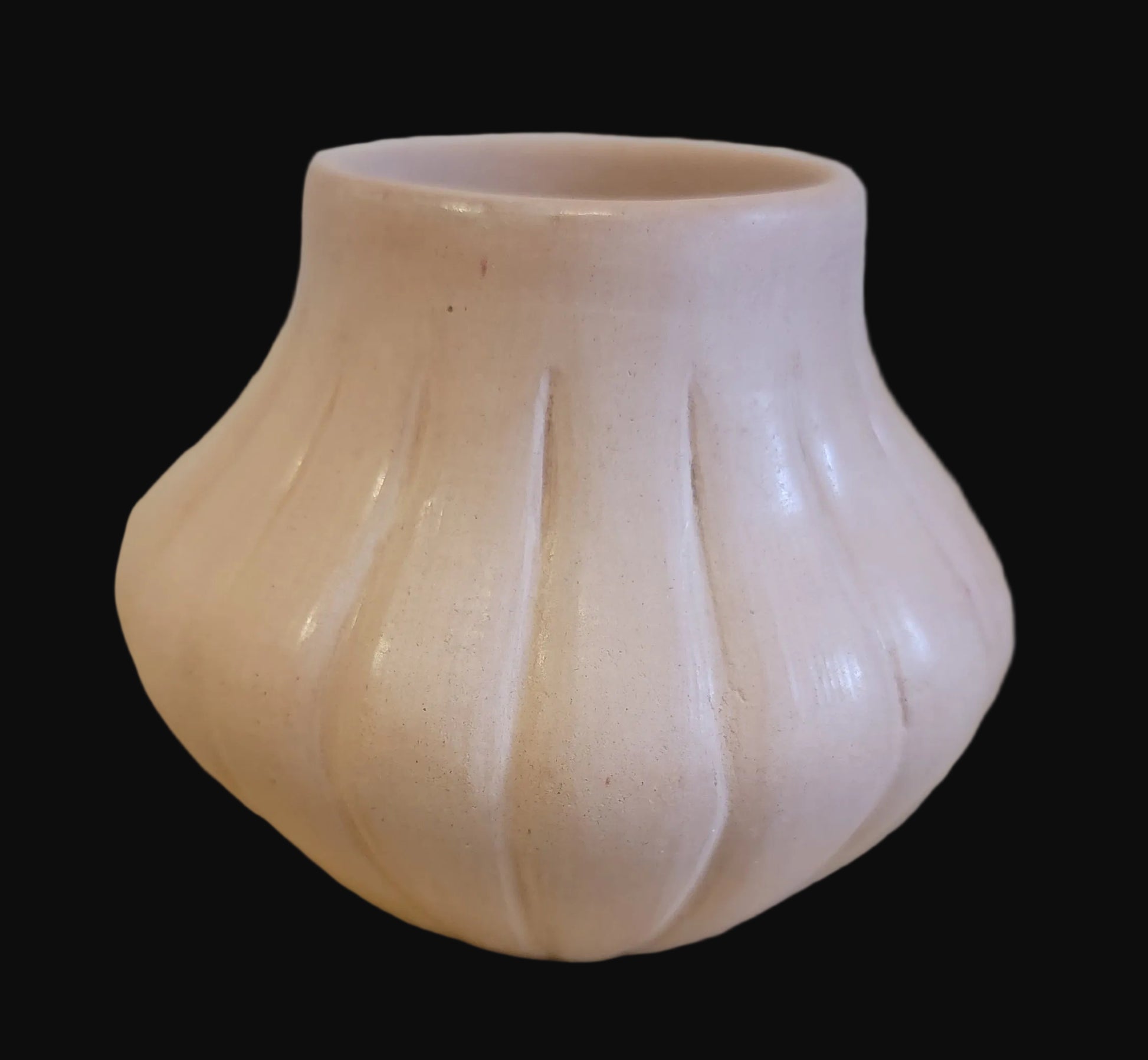 Jemez Pueblo Buff Melon Bowl Pueblo Pottery