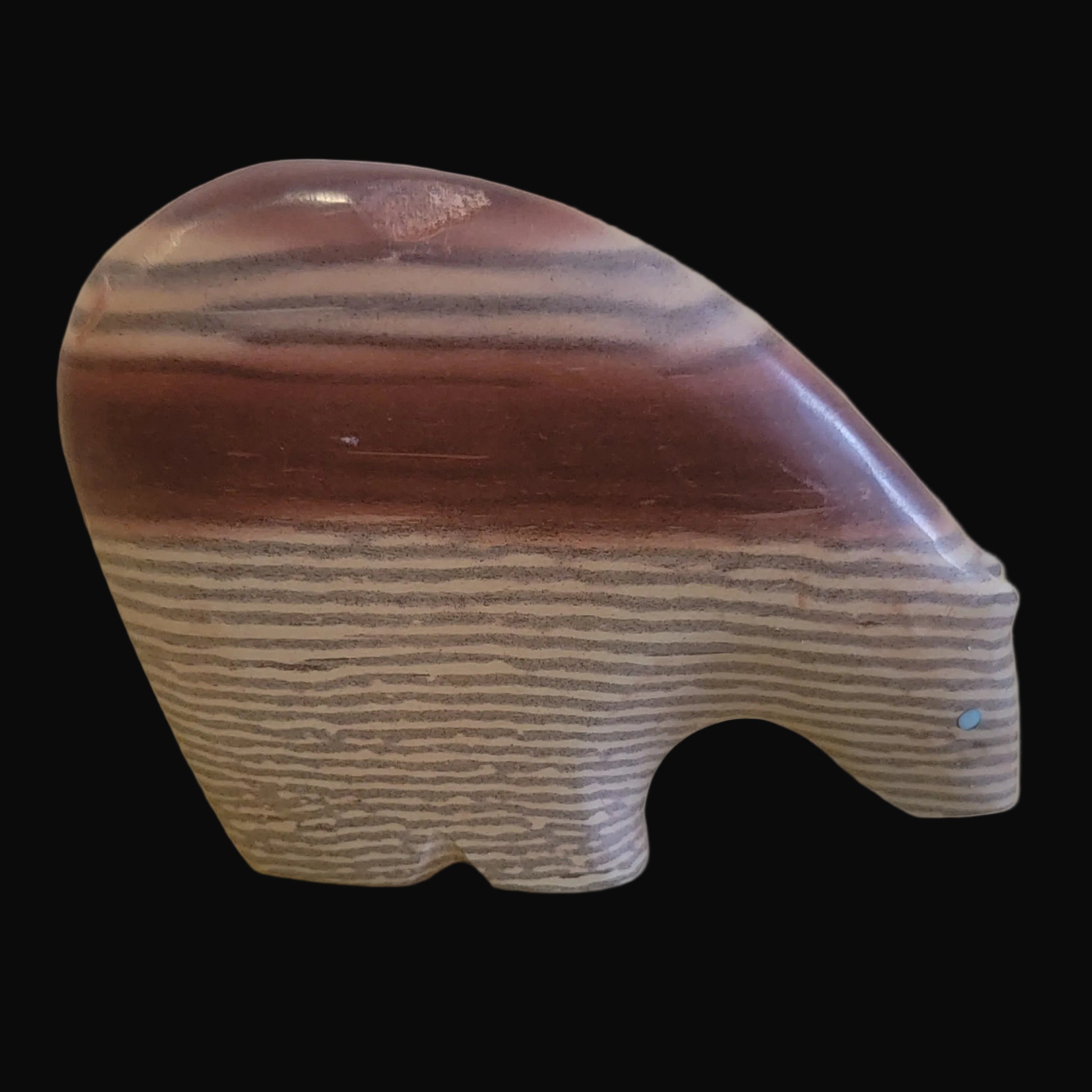 Ryolite Zuni Fetish Medicine  Bear