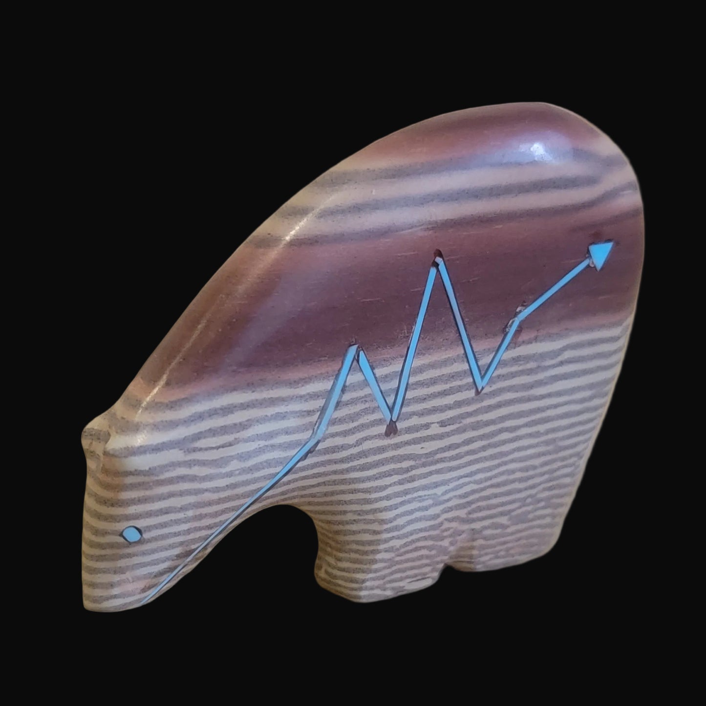 Ryolite Zuni Fetish Medicine  Bear