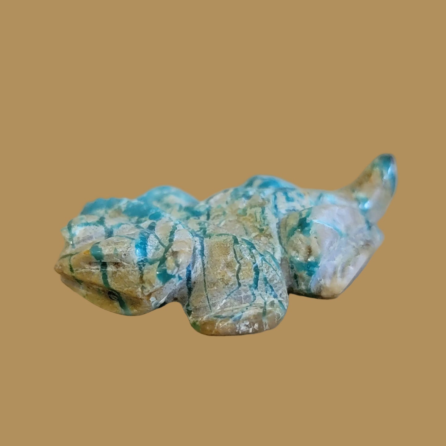 Amazonite Navajo Horned Toad Lizard Zuni Fetish