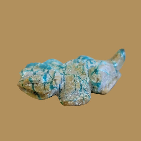 Amazonite Navajo Horned Toad Lizard Zuni Fetish
