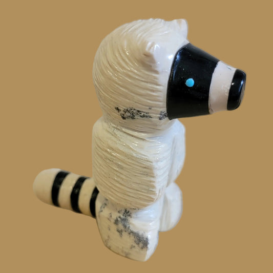 Adorable Raccoon Bandit Zuni Fetish