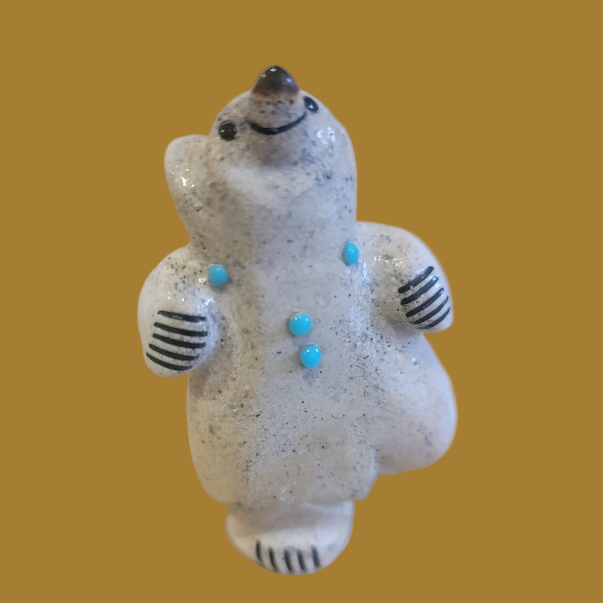 Balancing Antler Bear Zuni Fetish