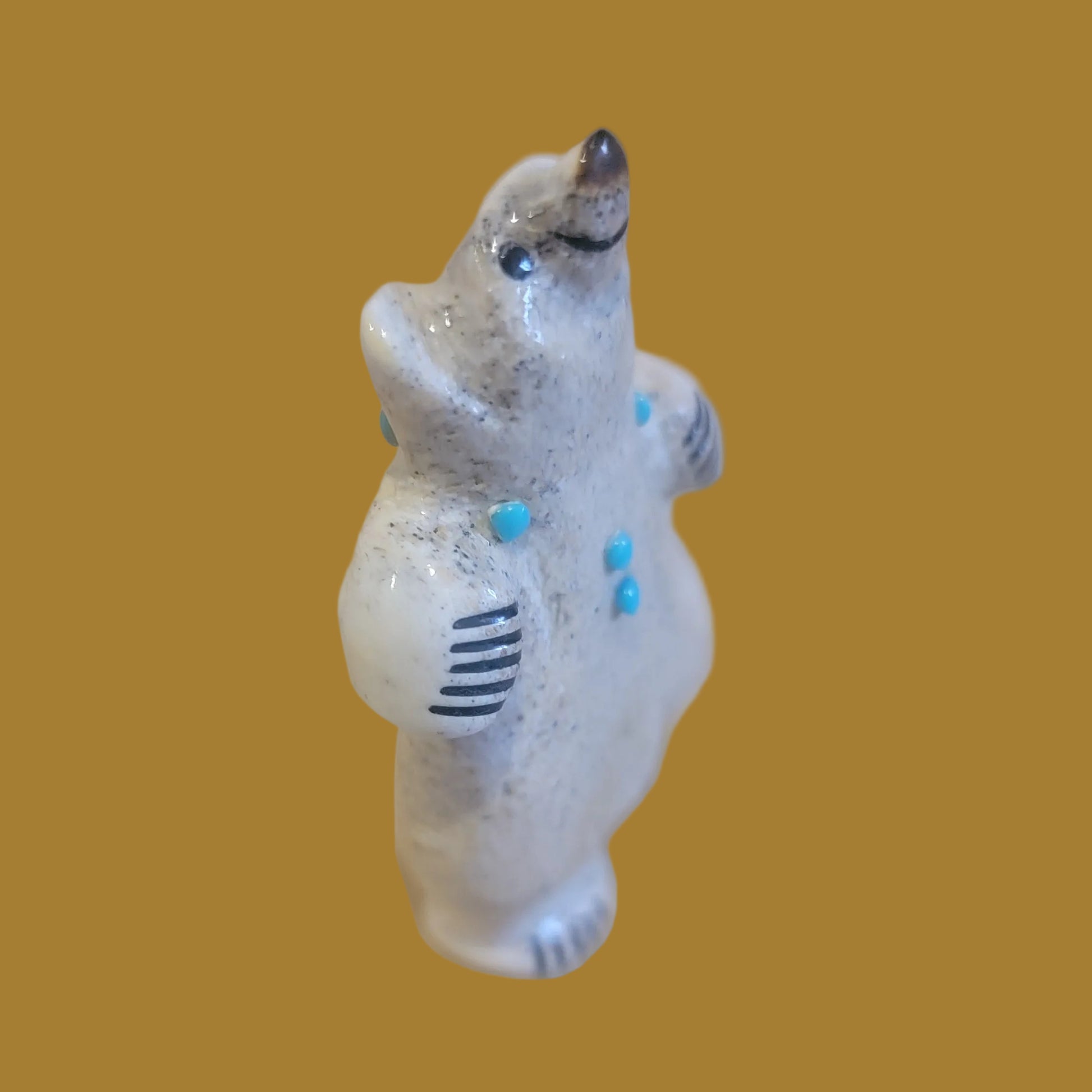 Balancing Antler Bear Zuni Fetish