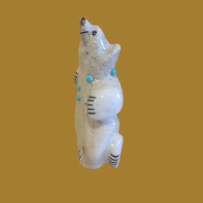 Balancing Antler Bear Zuni Fetish