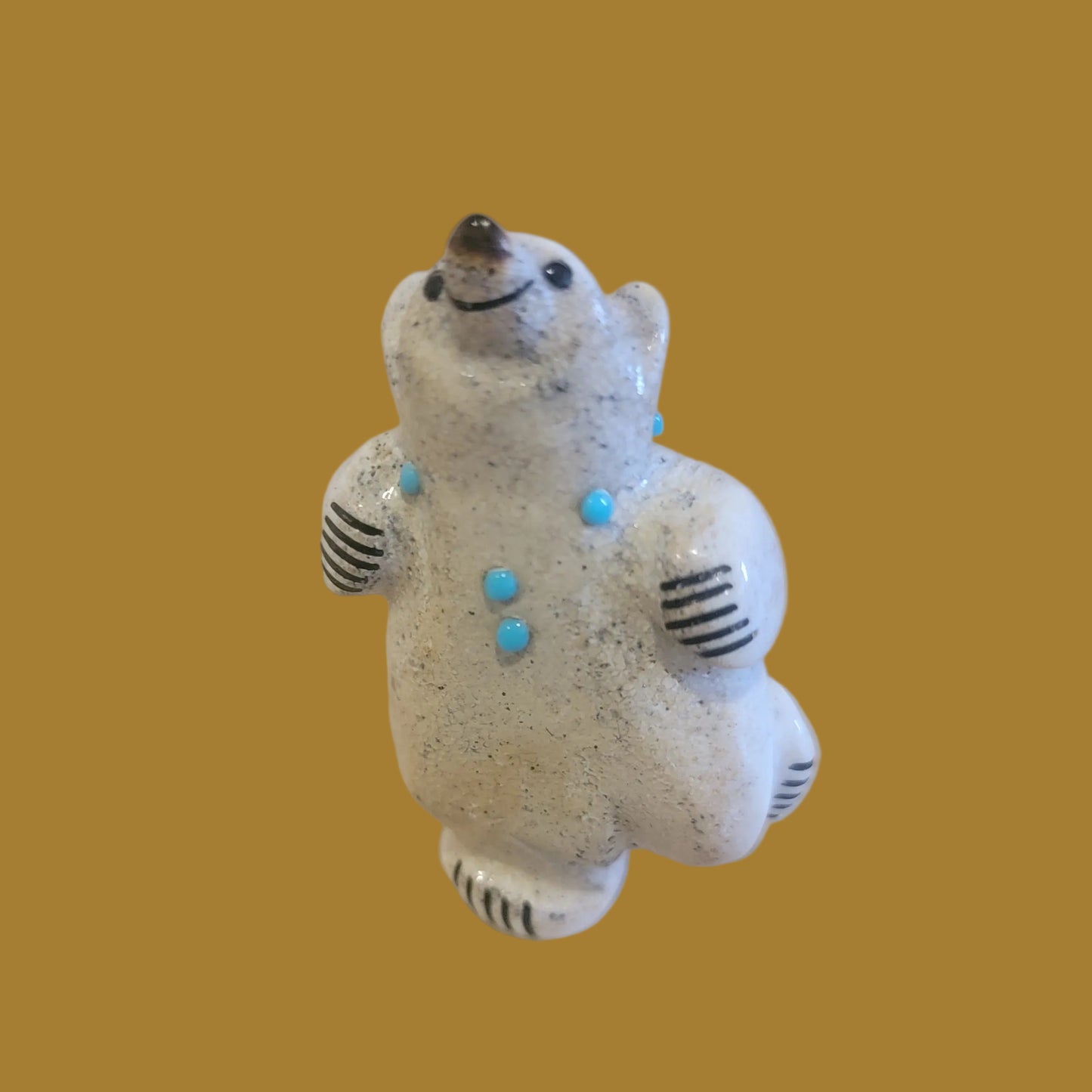 Balancing Antler Bear Zuni Fetish