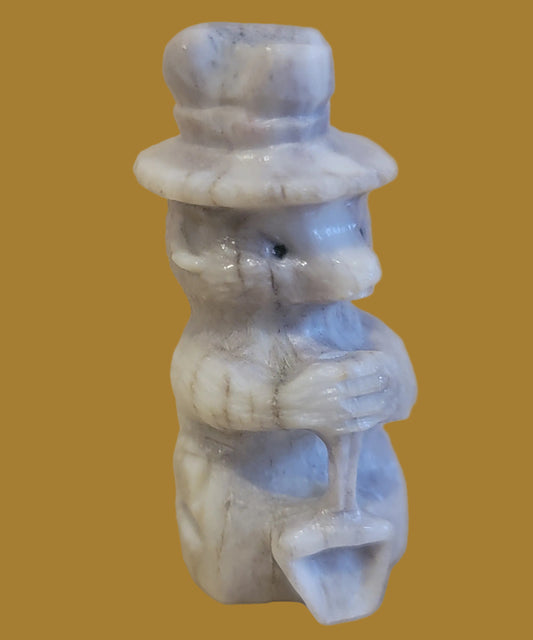 Antler Smoky the Bear Zuni Fetish