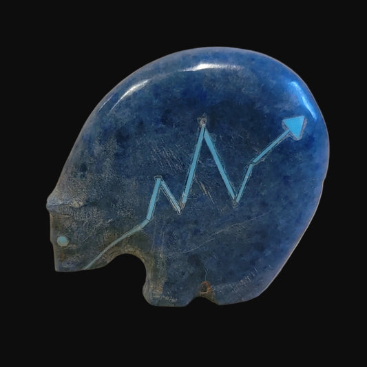 Classic Denim Lapis Medicine Bear Zuni Fetish