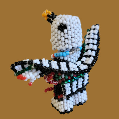 Fully Beaded Zuni Eagle Dancer w/ Removable Face Mask Indian Beadwork