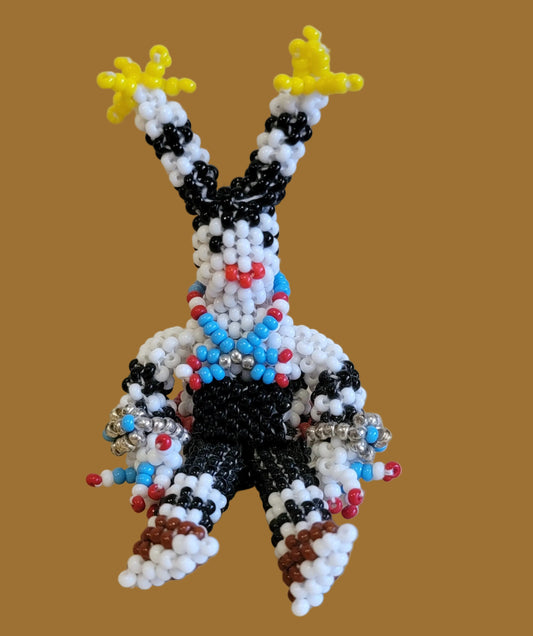 Fully Beaded Zuni Happy Hano Clown Indian Beadwork