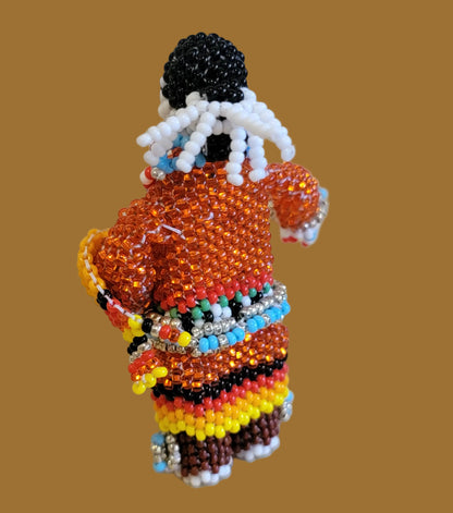 Zuni Fully Beaded Shawl Dancer Maiden Indian Beadwork