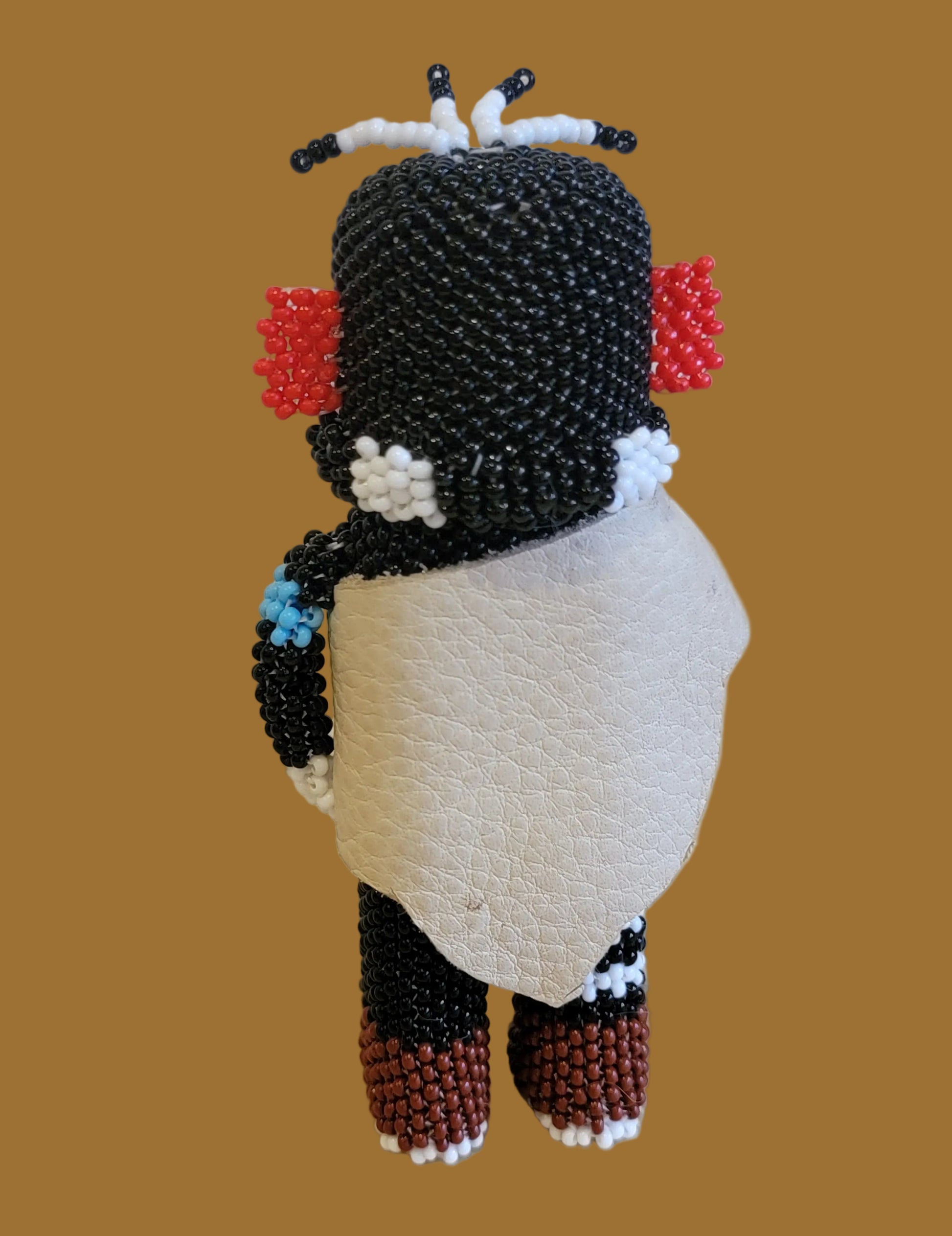 Fully Beaded Zuni "Left Handed" Kachina Indian Beadwork