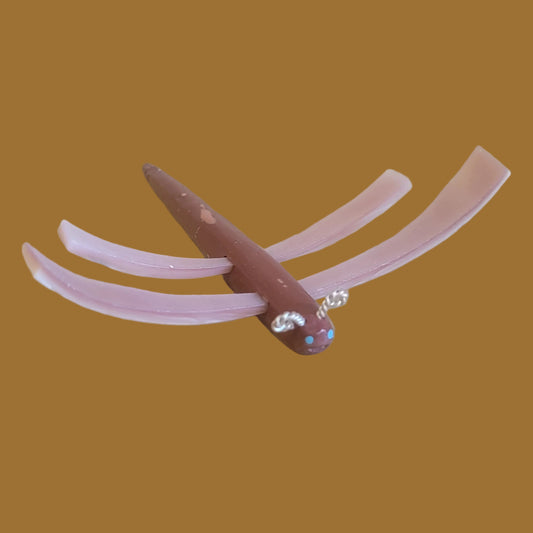 Pipestone and Pink Mussel Shell Zuni Fetish Dragonfly