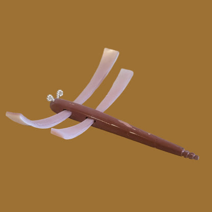 Pipestone and Pink Mussel Shell Zuni Fetish Dragonfly