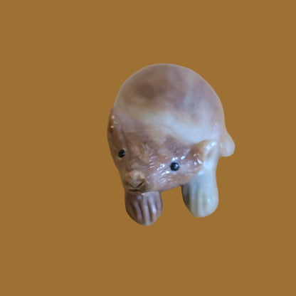 Adorable Picasso Marble Badger Zuni Fetish