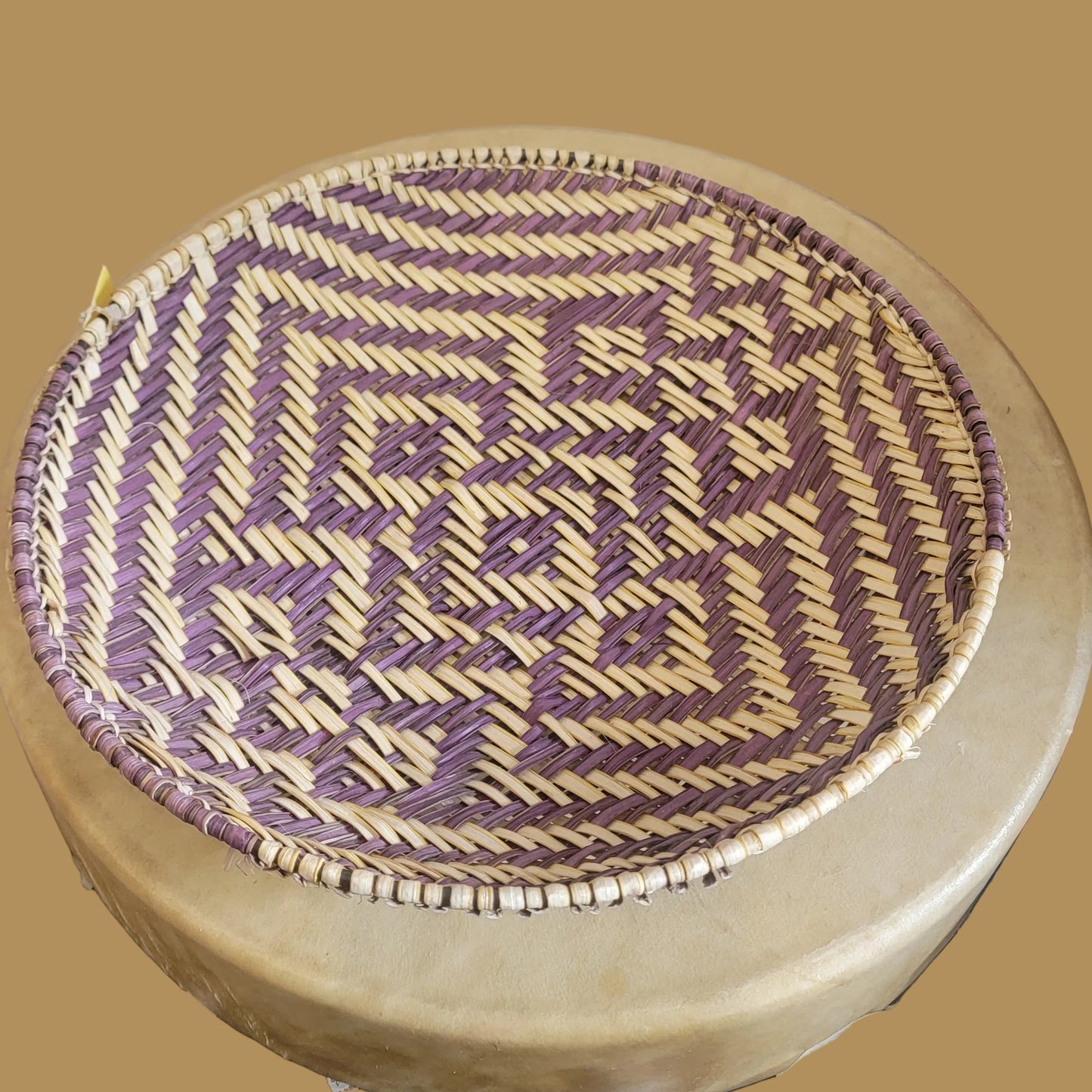 Large and Colorful Hopi Sifter Indian Basket