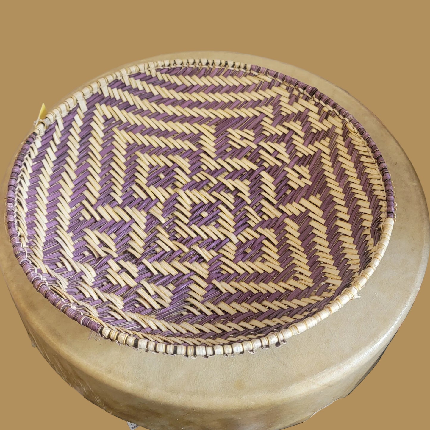 Large and Colorful Hopi Sifter Indian Basket