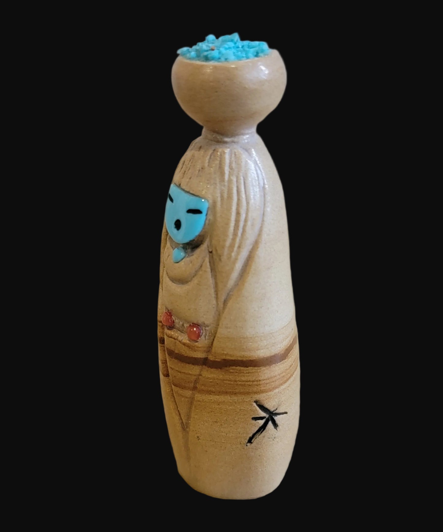 Picture Stone Jasper Zuni Olla Maiden Zuni Fetish