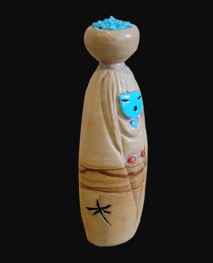 Picture Stone Jasper Zuni Olla Maiden Zuni Fetish