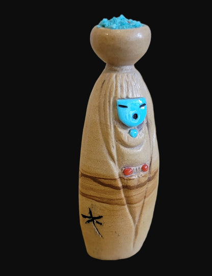 Picture Stone Jasper Zuni Olla Maiden Zuni Fetish