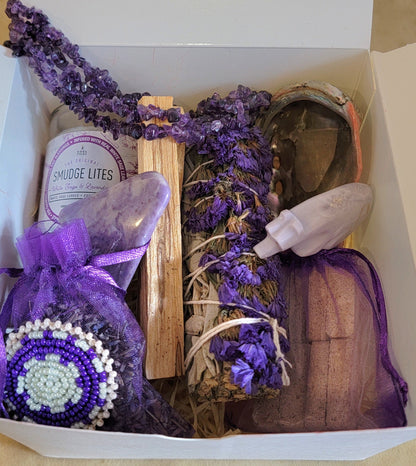 Lavendar Nights Luxury Smudge Kit