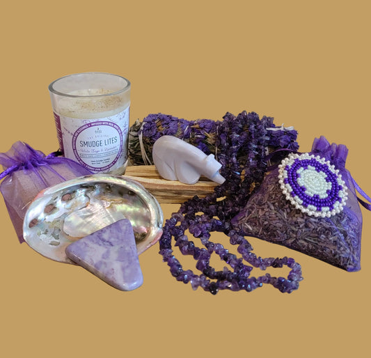 Lavendar Nights Luxury Smudge Kit