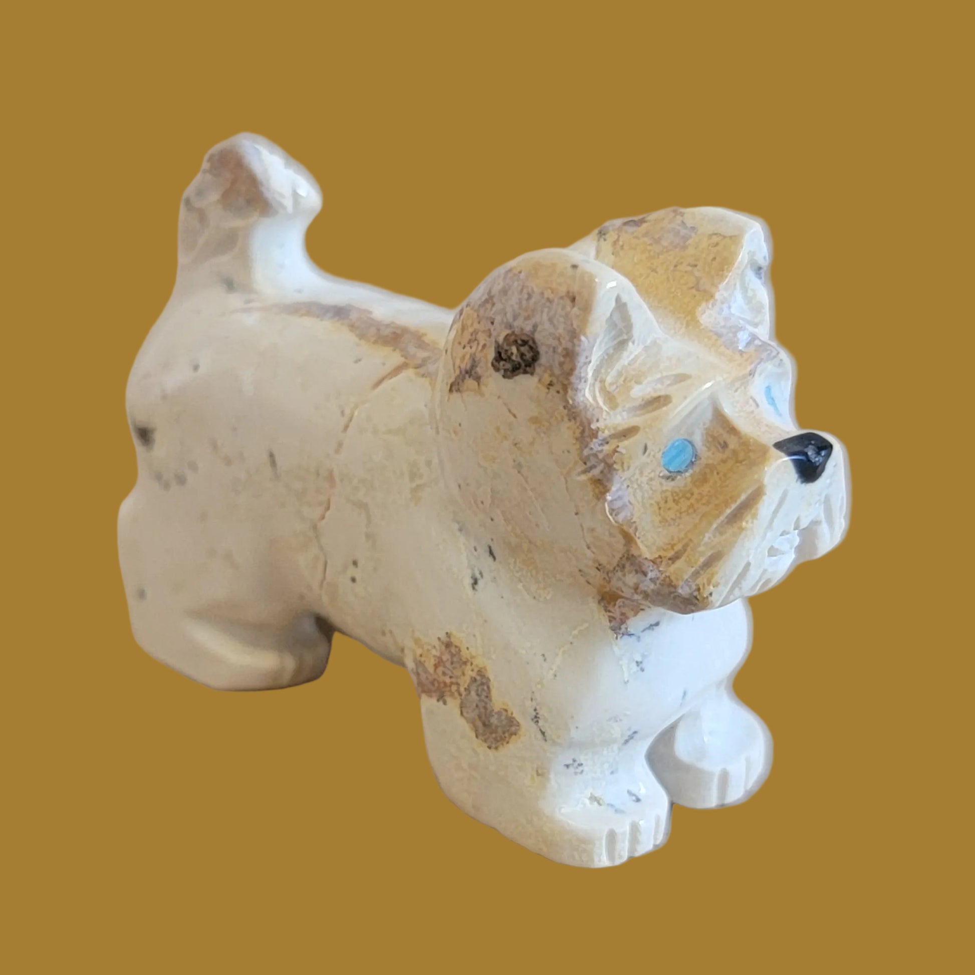 Cute Serpentine Pup/Dog Zuni Fetish