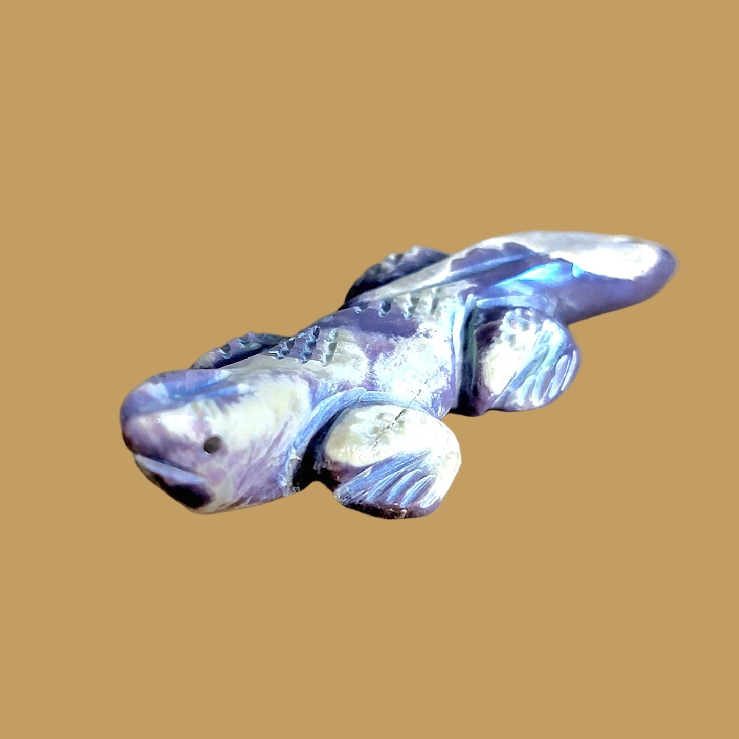 Navajo Violite Leapin' Lizard Zuni Fetish