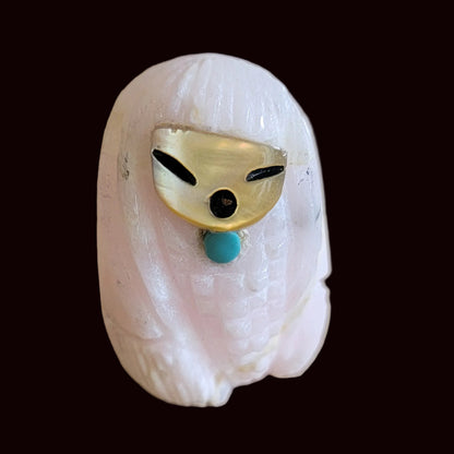 Pink Mangano Zuni Corn Maiden Zuni Fetish