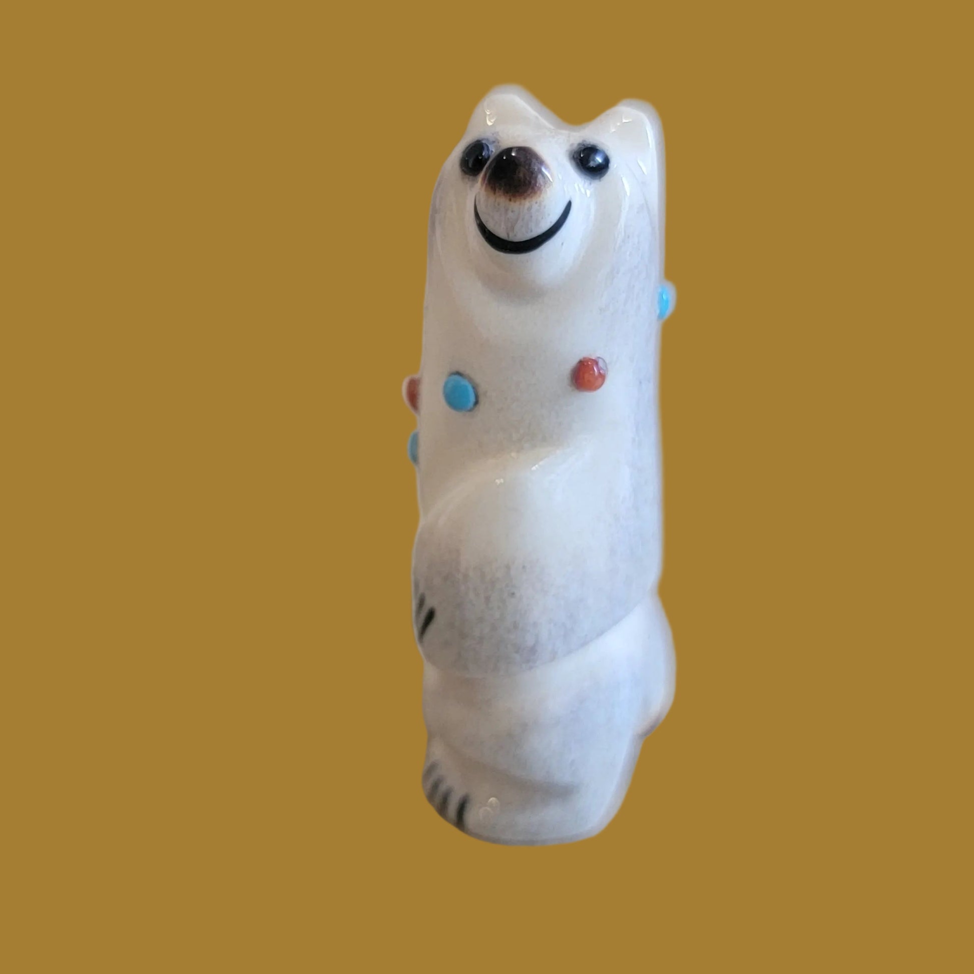 Carefree Antler Bear Zuni Fetish