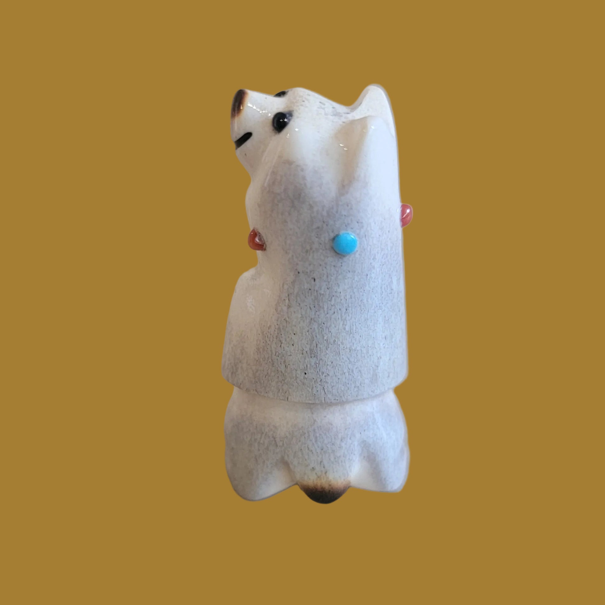 Carefree Antler Bear Zuni Fetish