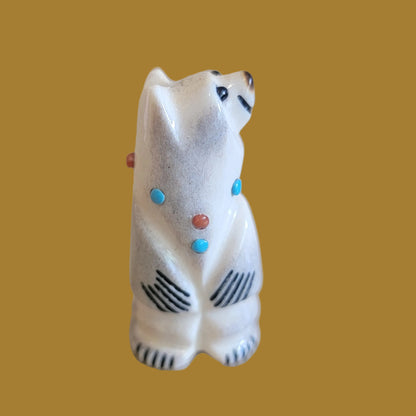 Carefree Antler Bear Zuni Fetish