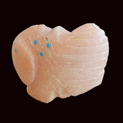 Orange Alabaster Fish Zuni Fetish